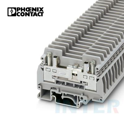 China 0311087 URTK/S Phoenix 6 mm2 Contact Test Disconnect Terminal Block Screw Connection Test Terminal Block for sale