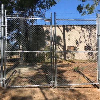 China Low Price Wire Mesh Cheap Galvanized Cyclone Fence / Chain Link Fence In Philippines for sale