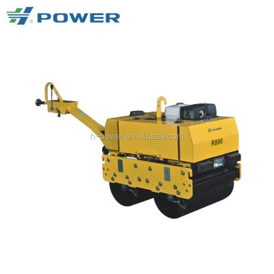 China mini manual start vibratory road roller machine for sale HP-RH800H 45L for sale