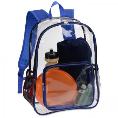 China Durable PVC Clear Backpack for sale