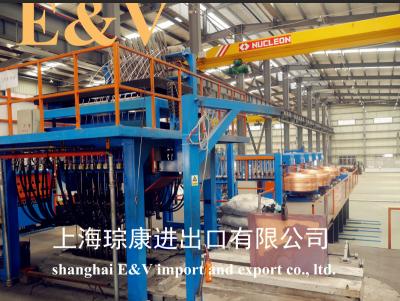 China 8 ~ 35 Mm Copper Rod Continuous Casting Line Upward Casting Machine High Precision for sale