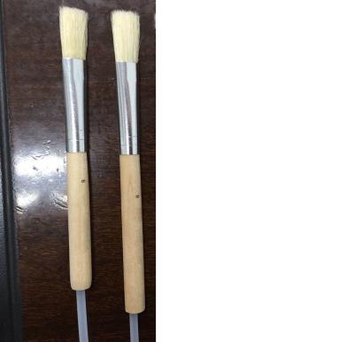 China shoe glue cementing wooden shoe brush glue brush for shoe cementing machine for sale