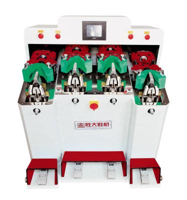 China Shoe Making Industry Computerized Shoe Heel Casting Machine Soccer Shoes Heel (2 Cold + 2 Hot) Forming Machine Sports Shoe Making Machine for sale