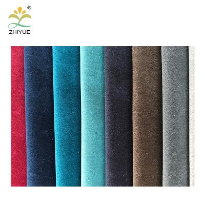 China Antistatic Cheap Sales 100%polyester Single Fabric Velvet For Sofa for sale