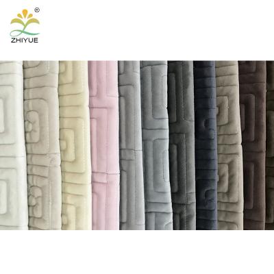 China Anti Static China Supplying 100% Polyester Embroidery Fabric For Sofa Furniture for sale