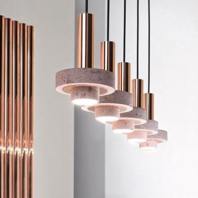 China Retro Postmodern Vintage Horn Shape Simple Light Pendant Light Chandelier Lamp Creatives Lighting Hanging Lamps for sale