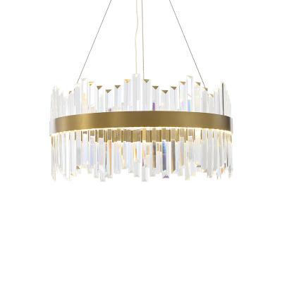 China Vintage Modern Metal Chandelier Light Luxury Crystal Chandelier Home Office for sale