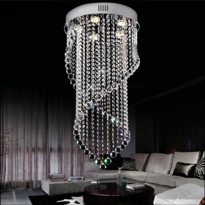 China Modern Italian Led Raindrop Crystal Chandelier Style Minimalist Hot Selling Pendant Lamp Lighting Fixture for sale