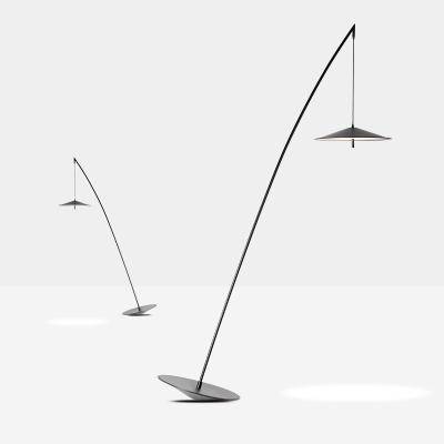 China New postmodern fashion fishing modern decorative standing floor lamp for hotel villa floor lamp home chrome for sale