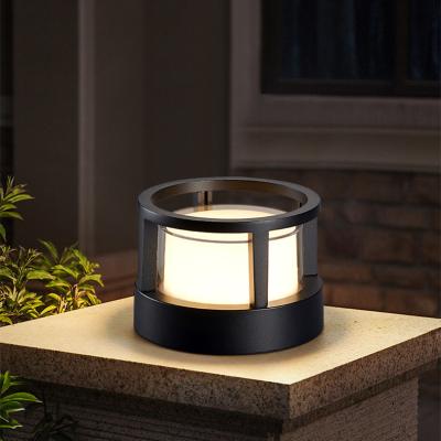 China Wholesale Modern Factory Simple Pillar Lamp Aluminum Frosted Waterproof Wall Lamp for Balcony Garden Villa for sale