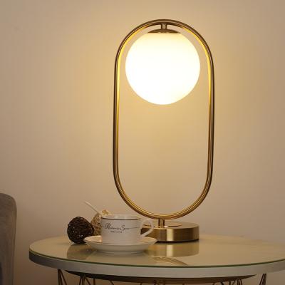 China Nordic creative simple warm post-modern decorative LED table lamp bedroom bedside table lamp study room desk lamp for sale