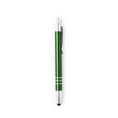 China Mobile Phone Multifunctional 2 in 1 Aluminum Stylus Pen With Custom Logo Twist Tip Touch for sale