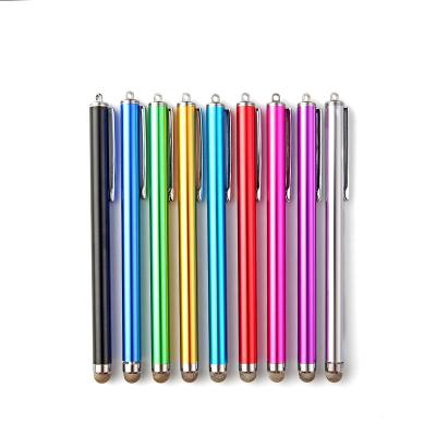 China Cheap Custom Stylus Pen For Tablet Mobile Phone Logo Printed Thick Touch Screen Metal for sale