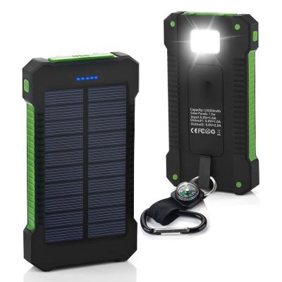 China Travel Short Time Delivery Portable Universal 8000mah Solar Power Bank for sale