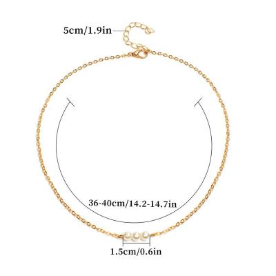 China 2019 Hot Sale Cute Trendy Metal Bead Pendant Necklace Set For Women Necklace Party Wedding Jewelry Long Chain Necklace Set for sale