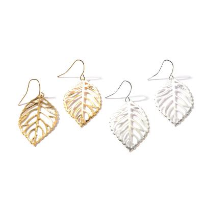 China New Simple Women And Men Jewelry Forest Leaf Type Earrings For Summer Romantic Hot Sale for sale