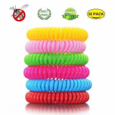 China Disposable Mosquito Repellent Wristband 100% Natural Deet Free Waterproof Non-Toxic Insect Repellent Bands Protection For Kid Adult for sale