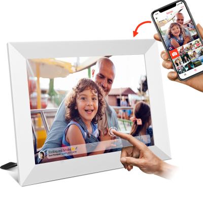 China Clock Family Album Cloud Digital Photo View 9.7 IPS Touch Screen Bluetooth Android USB OEM Wifi Digital Photo View for sale