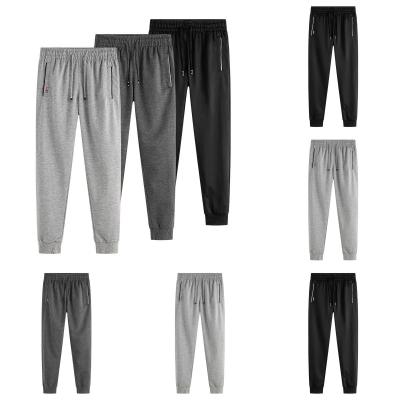 China Anti-wrinkle men's casual pants fashions men's clothing new integral cold and thermal pants men's sweatpants for sale