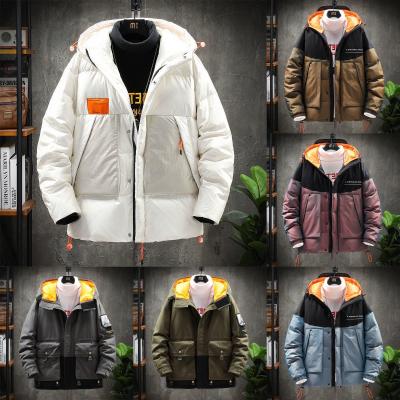 China Large Size Men's Anorak Fashion Winter Clothing Northern Men's Jacket Breathable Bubble Down Jacket Men's Down Coat for sale