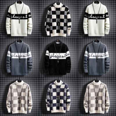 China hot custom factory wholesale mens sweaters turtle neck long sleeves sweaters Anti-wrinkle mens sweaters mens sweaters for sale