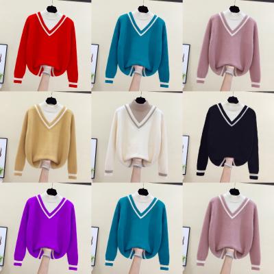 China Wholesale Anti-Wrinkle Autumn Women Sweaters Casual Women's Warm Sweater Plus Size Sweaters Shape Long Sleeve Women for sale