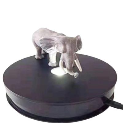 China New Durable Eco-friendly Design Turntable Rotating Display Stand 360 Degree Rotating Display Table With Led Light for sale