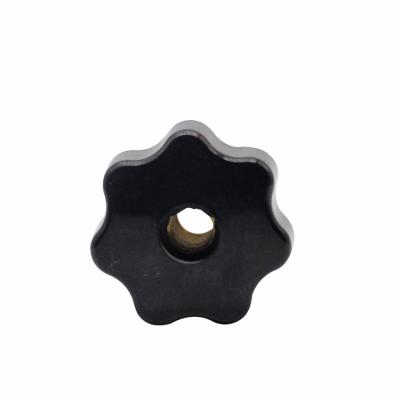 China Industrial M8x40 Through Hole Plastic Buttons Handle 7 Star Buttons for sale