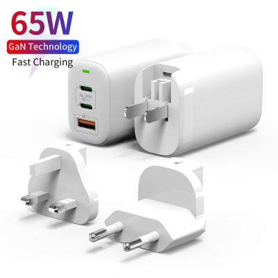 Κίνα Mobile Phone Mini USB GaN Technology 65W Wall Charger Type C PD 3.0 GaN 65W Mobile Phone Charger For Mac προς πώληση