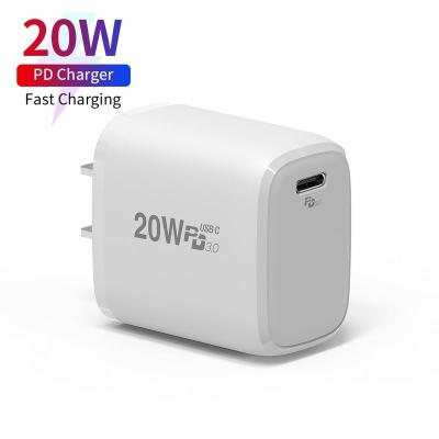 China original 20w wall charger palladium qc3.0 wall charger usb-c charging charger original mobile phone charger for sale