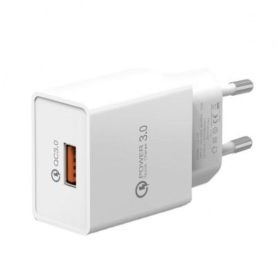 China Charge for Mobile Phones 18w USB A Charger 18w PD Single Left Wall Charger 3.0 Type-C Wall Charger PD Single Left Wall Charger 18w USB A Adapter for sale