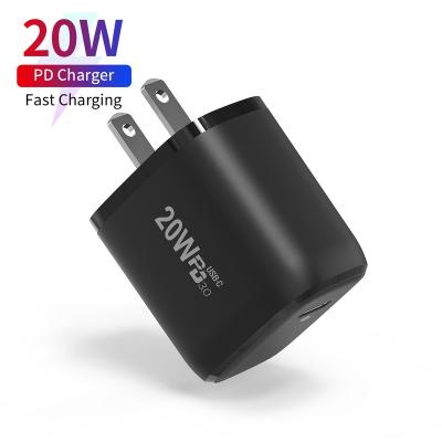 China Mobile Phone 20w Type C Fast Charger For Phone 12 Pro 18w 20w Max /12 PD Wall Charger for sale