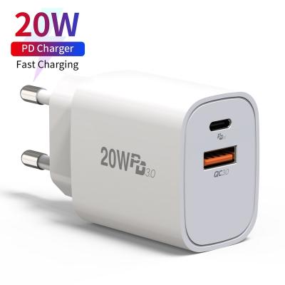 China Charge for 20W PPS EU AU USA R-U Plug USB C Wall Charger Palladium Type C Mobile Phones HUNDA New Look C Charger For iPhone Samsung for sale