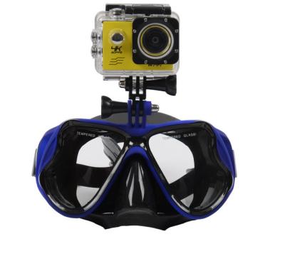 China Universal Can be install Gopro cameras New design Y2K Style wholesale diving mask swimming glasses for sale