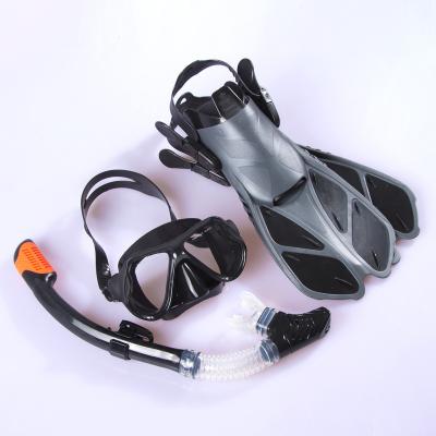 China Universal Adult Diving Goggles/Fins/Breathing Tube Snorkeling Set for sale