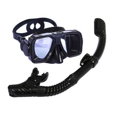 China Universal Large Frame Diving Mirror Breathing Tube Snorkeling Suit Liquid Silicone Surface Mirror for sale