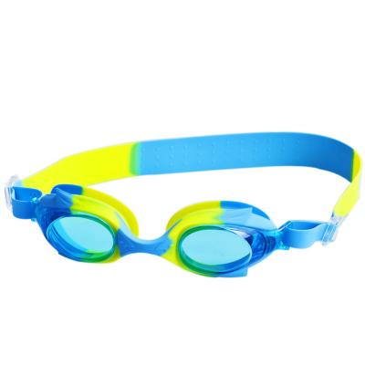 China Child UV 380 protection cartoon frame girls cute one pieces design swimming goggles  for Children Youth kids for sale