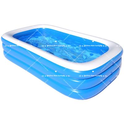 China Family Swimming Pool Seasonal PVC Children's Inflatable Swimming Pool Home Outdoor Large Family Pool for sale