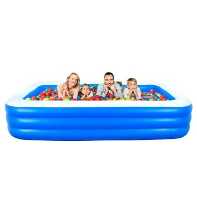 China Kids/children inflatable swimming pool Weight Reduction PVC inflatable swimming pool inflatable pool swimming pool accessories for sale