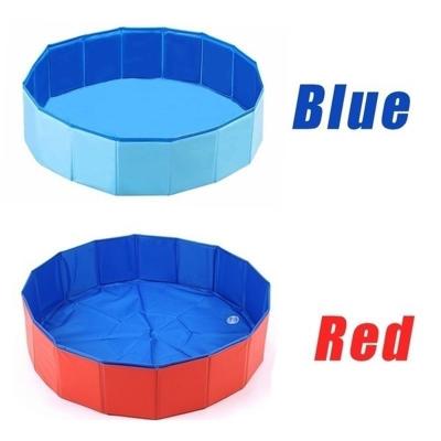 China PVC Large Foldable Dog Pool, Hard Plastic Shell Portable Swimming Pool for Dogs Cats and Kids for sale