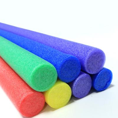 China EPE form 150*6cm Hollow Colorful Pool Noodles In Stuck for sale