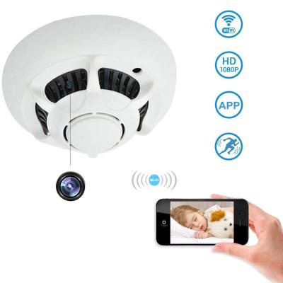 China Spy 2MP 1080P P2P 1080P Hidden Network Camera by NIGHT VISION H265 ICsee Mini IP Camera Indoor Wireless IPC Smoke Detector for sale