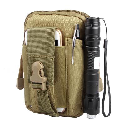 China Water Proof Small Camping Travel Picnic Molle EDC Tactical Pouch Instrument Waist Bag With Cell Phone Holster Holder for sale