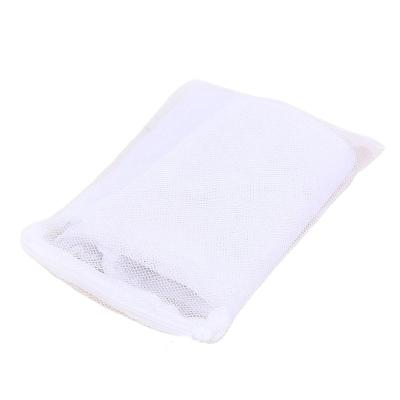 China 10pcs Viable White Fish Tank Mesh Bag Aquarium Pond Filter Net Bag For Bio Ball Media Ammonia Fish Tank Aquarium Isolation Bag for sale