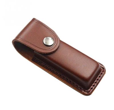 China Outdoor Multi Hunt Knife Sheath Pouch Pocket Holster Belt Mount Buckle Snap Fastener Tool Suitcase PU Leather Sheath Other for sale