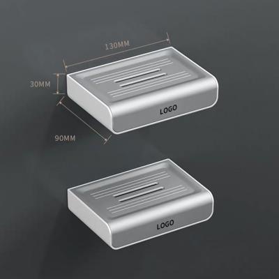 China High Quality Eco - Friendly Wall Mounted Double Layer Shower Soap Liquid Holder for sale