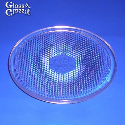 China Skillful Technique and Pressed Technique Glass LED Reflector Lens Types with Cover for sale