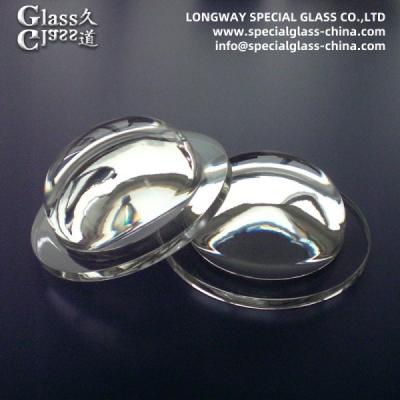 China Optical Borosilicate Glass Lamp Cover Lenses For Underwater Light Lenses for sale