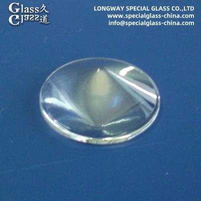 China Optically polishing Glass Led Lens From Borosilicate Glass For Spotlight Lens for sale