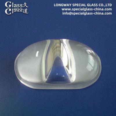 China Optically Polishing High Power Led Glass Lenses From Borosilicate Glass 3.3 for sale